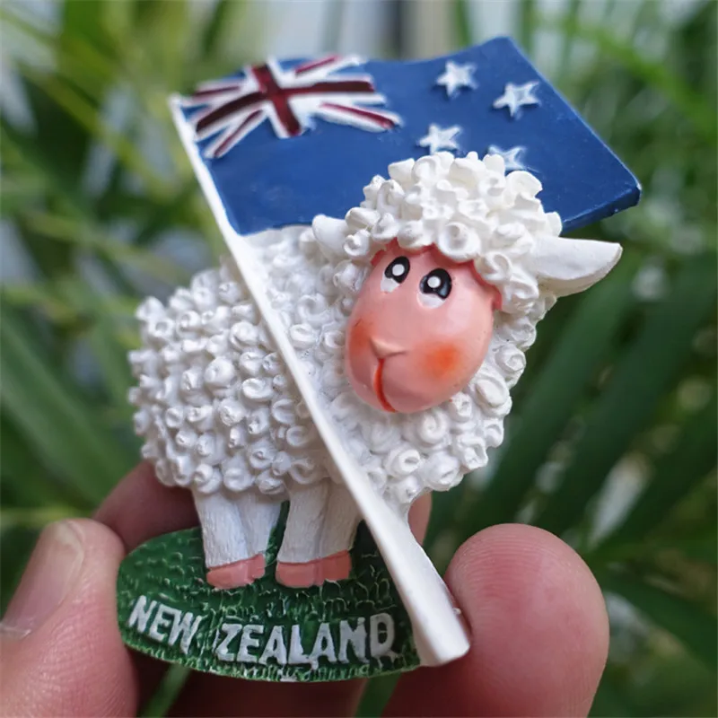 New Zealand Fridge Magnet Flag / Animal Sheep Tourist Souvenirs | Дом и сад