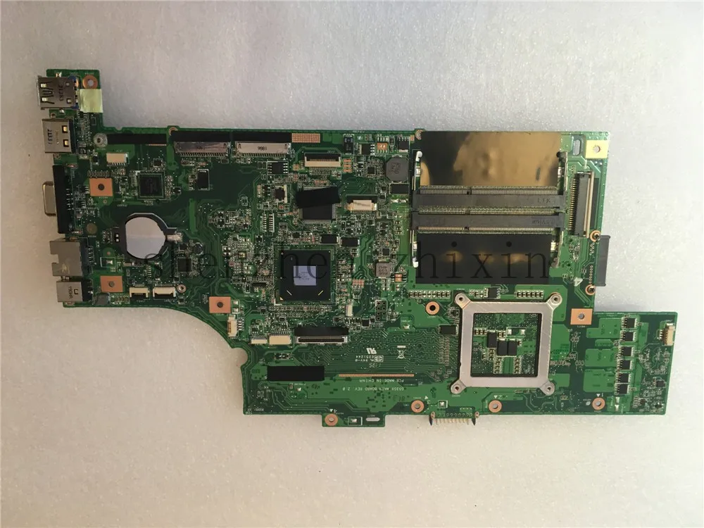 KEFU для Asus G53SX материнская плата ноутбука rev.2.0 PGA989 с 4RAM слотом DDR3 HM65 полный