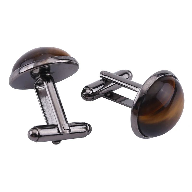 2 шт. мужские металлические запонки тигровый глаз | Украшения и аксессуары