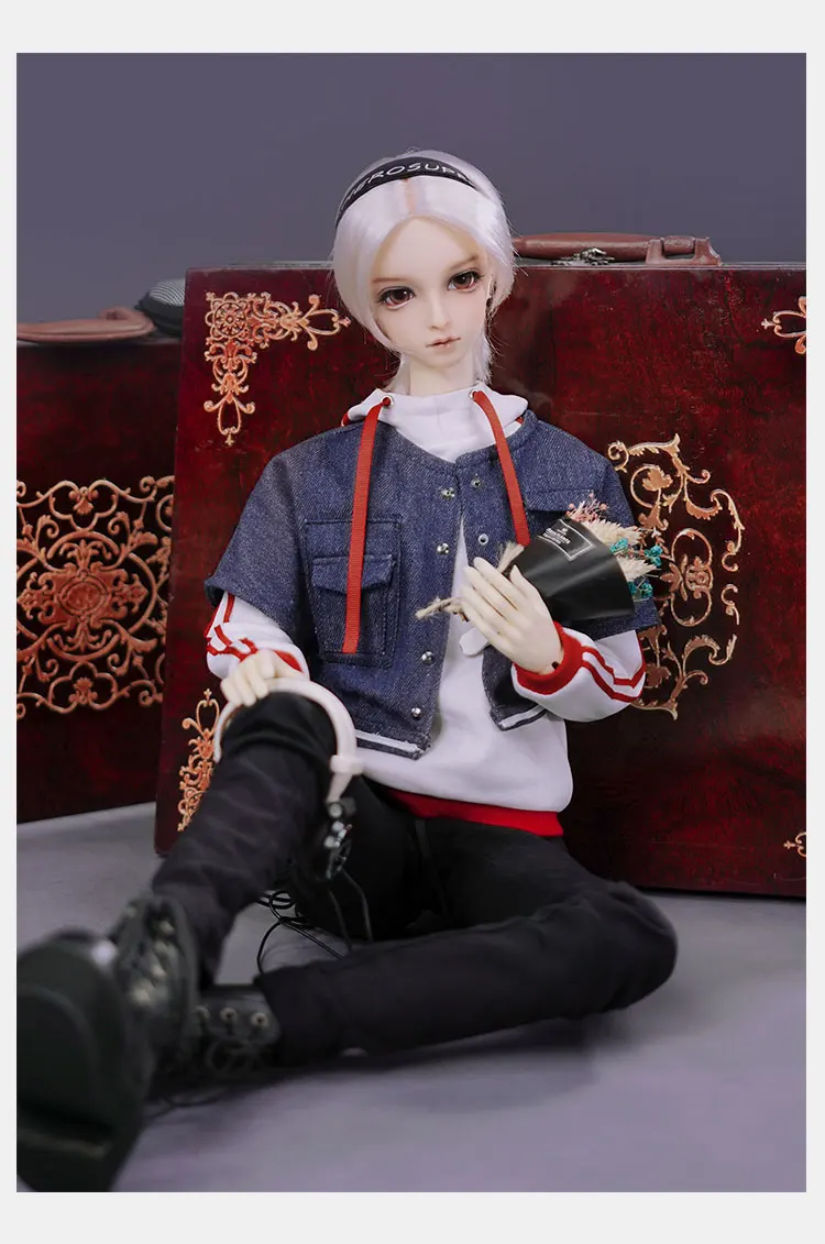 Animal My Hero Academy Cos Todoroki Shoto одежда Топ и штаны костюм BJD 1/3 Одежда для кукол uncle bjd предоплата