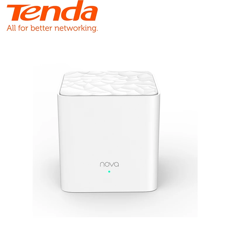 MW3 1 piece Tenda Nova MW3 весь дом сетки гигабитный Wi-Fi Системы с AC1200 2,4G/5,0 ГГц Wi-Fi Беспроводной маршрутизатор Easy комплект, приложение дистанционное управление - Цвет: MW3 1 piece
