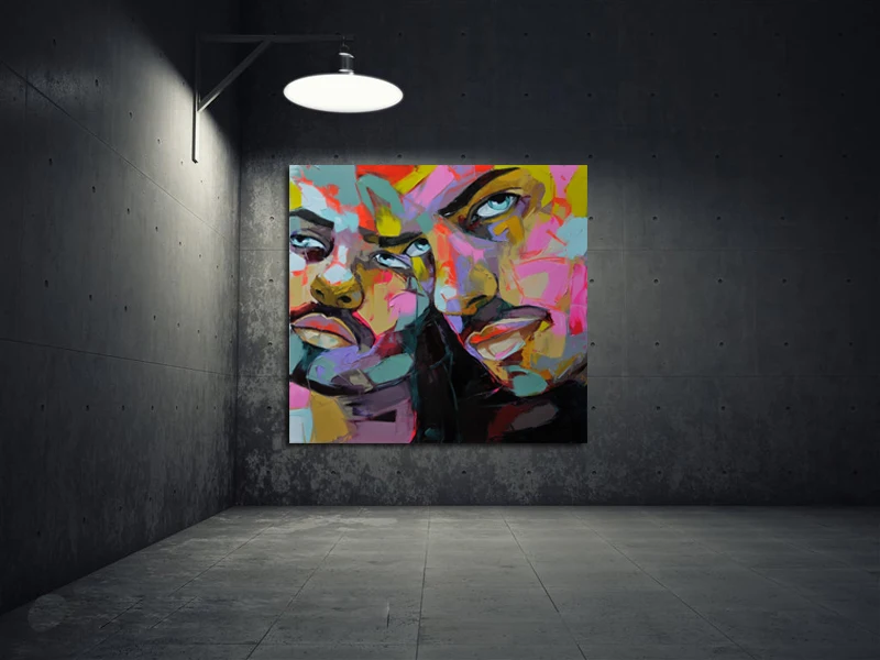 

Beautiful Wall Pictures Cool Men Figure Portrait Oil Paintings Handmade Abstract People Oil Paintings On Canvas Free Shipping