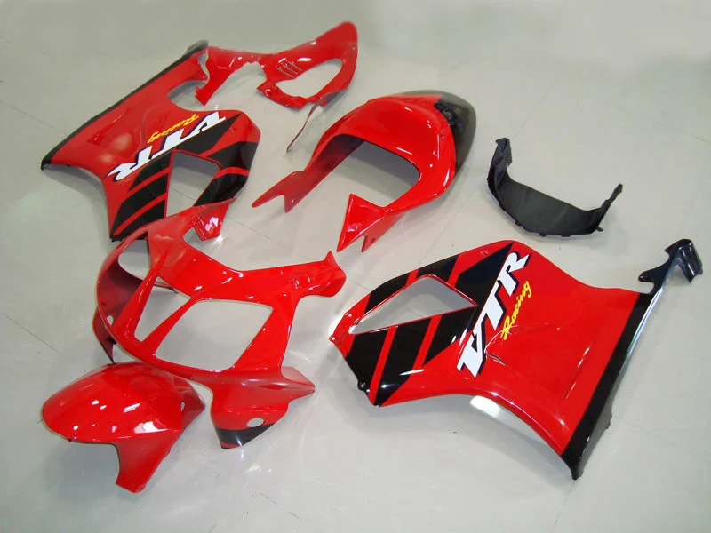 Набор обтекателей для мотоциклов HONDA VTR1000 SP1 00 01 02 03 VTR 1000 2000 2003 ABS Hot red gloss black набор +