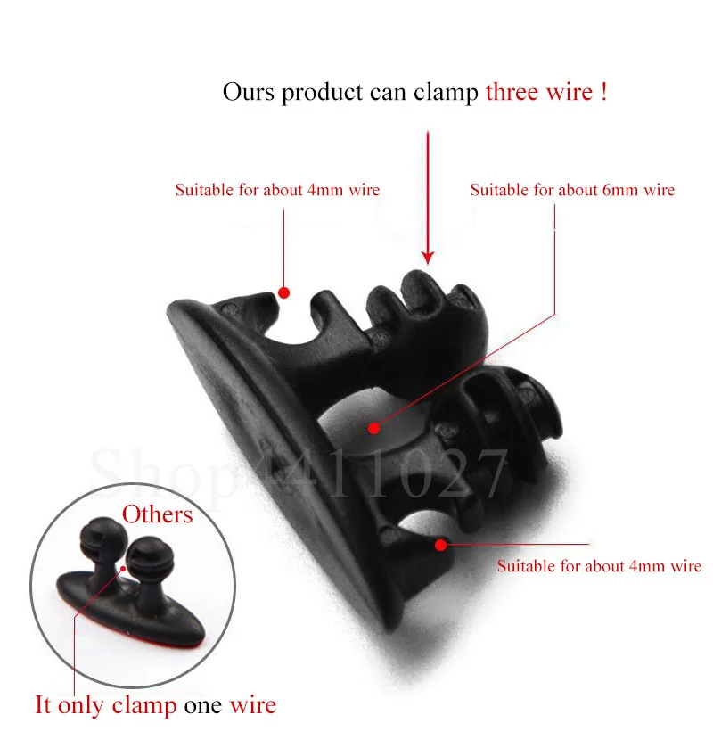 8 шт. автомобильный зажим для кабеля 3D автомобиля Стикеры аксессуары укладки Dodge