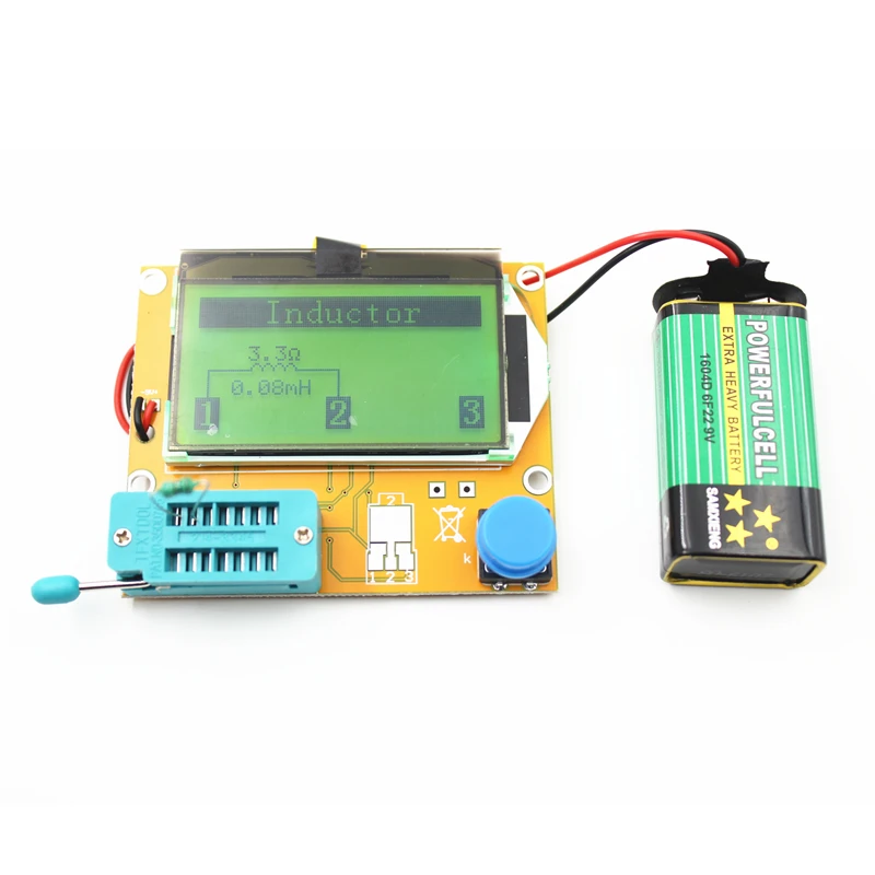 V2.68 ESR T4 Mega328 цифровой Транзистор тестер Диод Триод Емкость метр MOS/PNP/NPN LCR 12864 ЖК