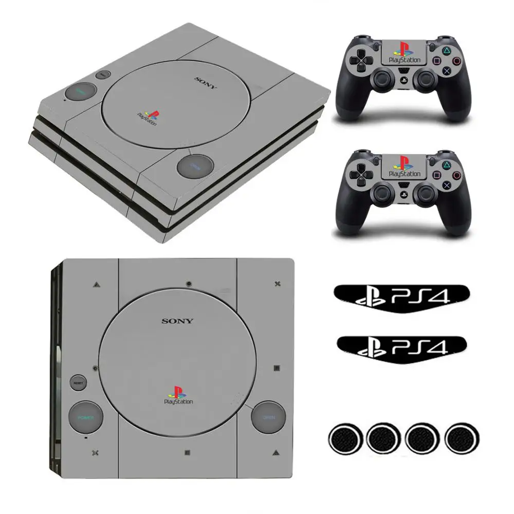 YSP4P-2378 PS4 Pro наклейки для Playstation 4 PRO консоли и контроллер кожного покрова наклейки геймпад протектор наклейки элегантный Стиль - Цвет: YSP4P-2378