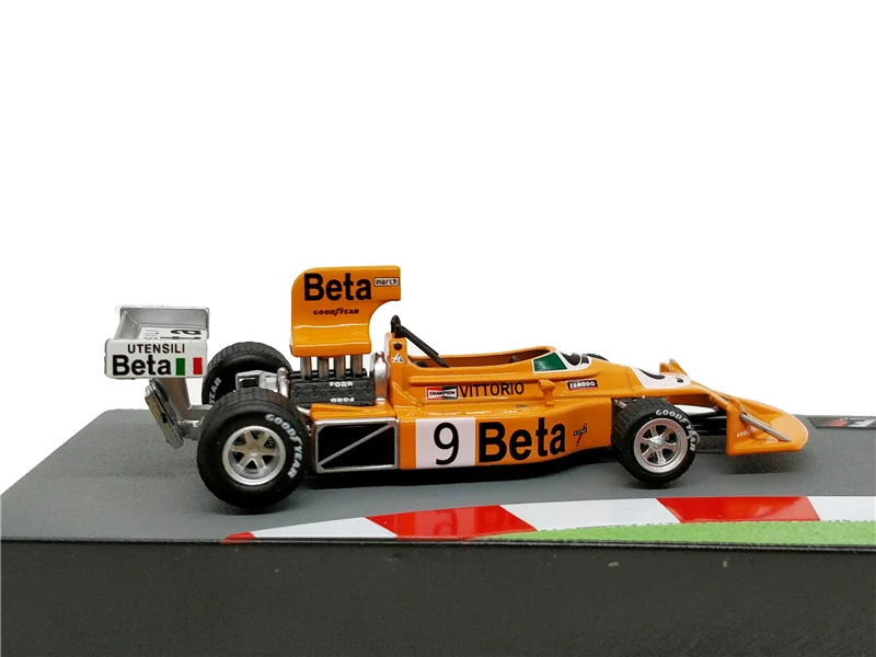 1:43 гоночный марта 751 1975 Гран-при Австрии No9 V. Brambilla литья под давлением Модель автомобиля Миниатюрный транспортного средства