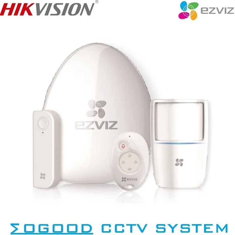 EZVIZ сигнализации Starter Kit Интернет сигнализация концентратор A1+ Беспроводной извещатель T1+ пульт Управление K2+ Беспроводной открыть-закрыть детектор T6