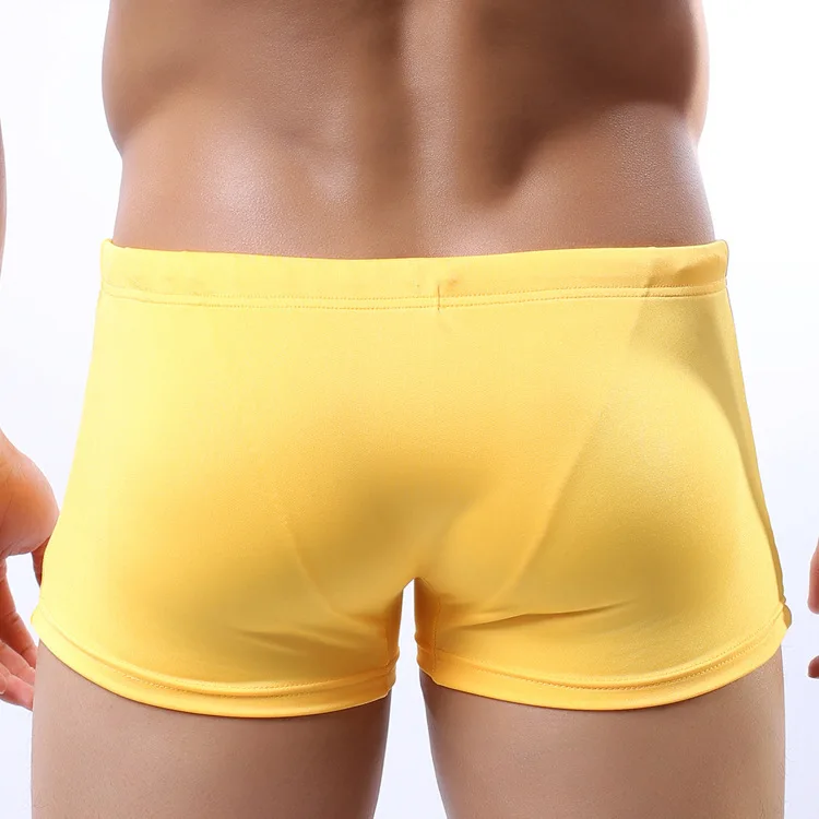 2016 новые мужские купальные плавки трусы-боксеры мужское нижнее белье высокое