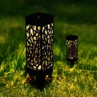 Светодиодная садовая лампа на солнечной батарее, водонепроницаемый уличный фонарь с сетчатым покрытием для газона, двора, ландшафта, уличный Декор