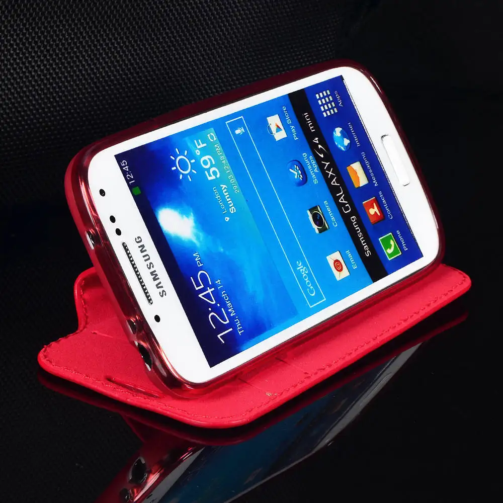 Чехол для телефона Samsung Galaxy S4 Mini I9190 I9192 мягкий чехол подставка из ТПУ с