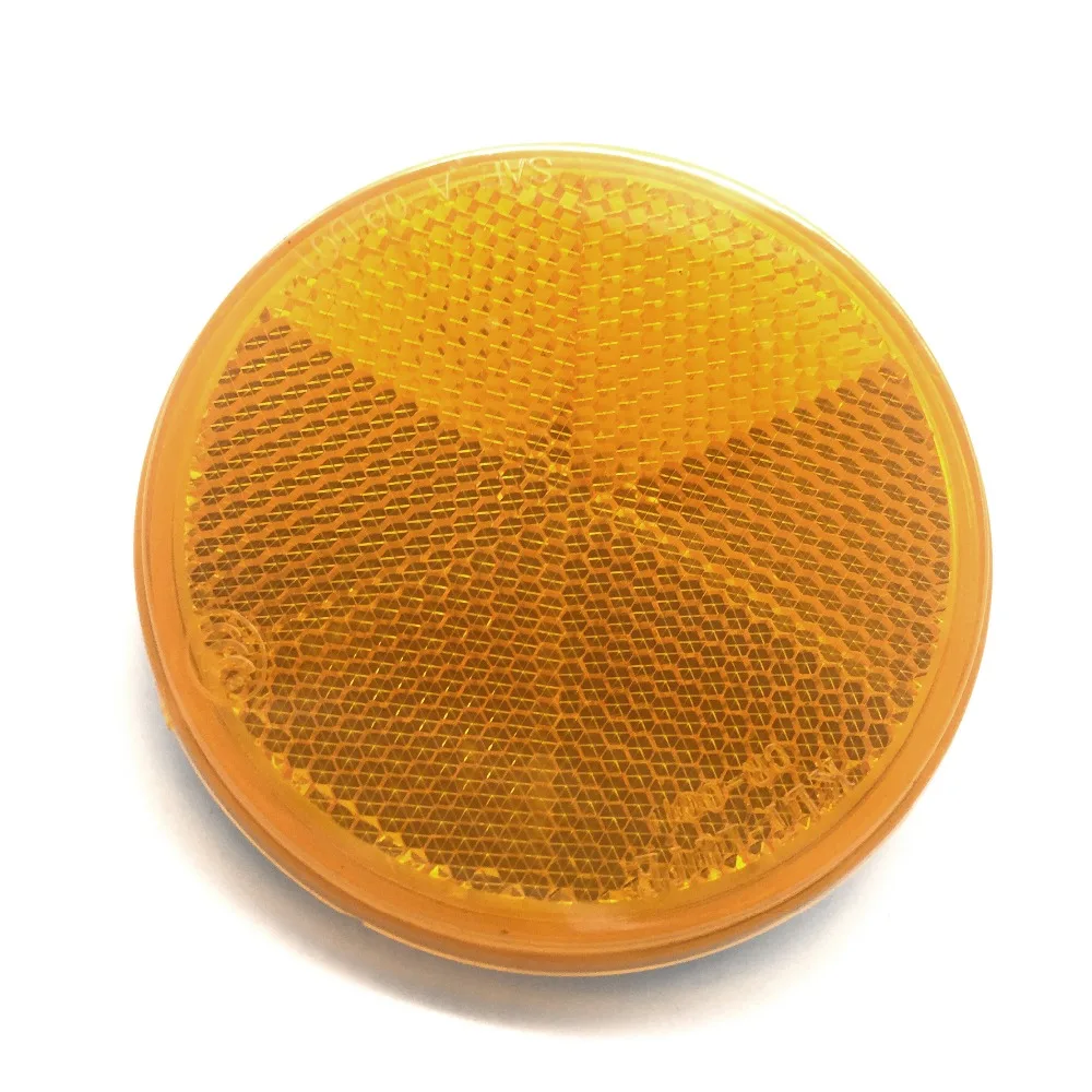 4 шт. Круглый Светодиодный отражатель белый красный желтый задний фонарь стоп