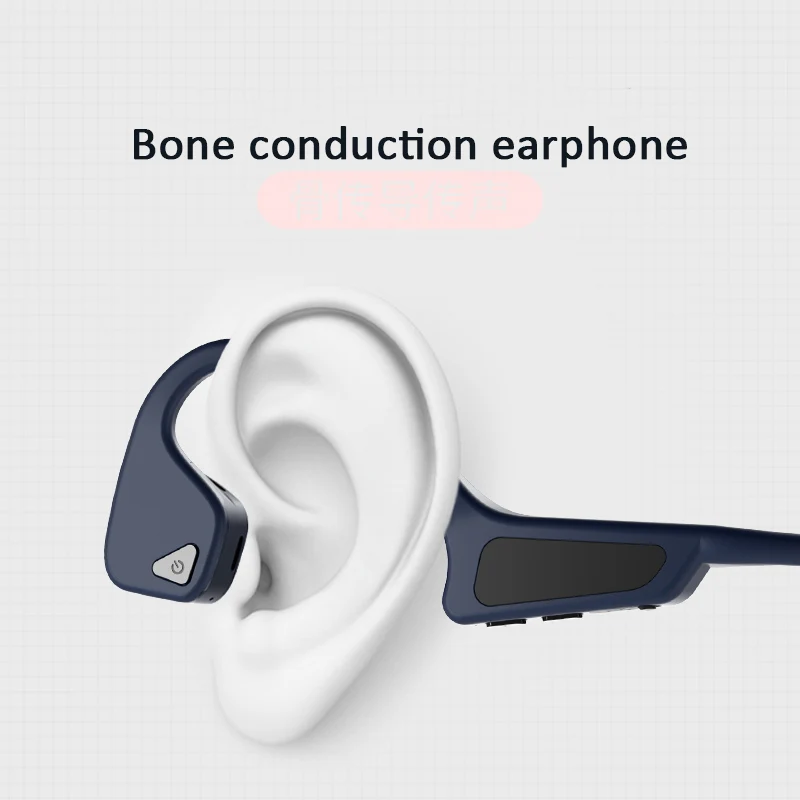 Наушники Bone Bluetooth 5 0 Гарнитура костной проводимости Беспроводные спортивные