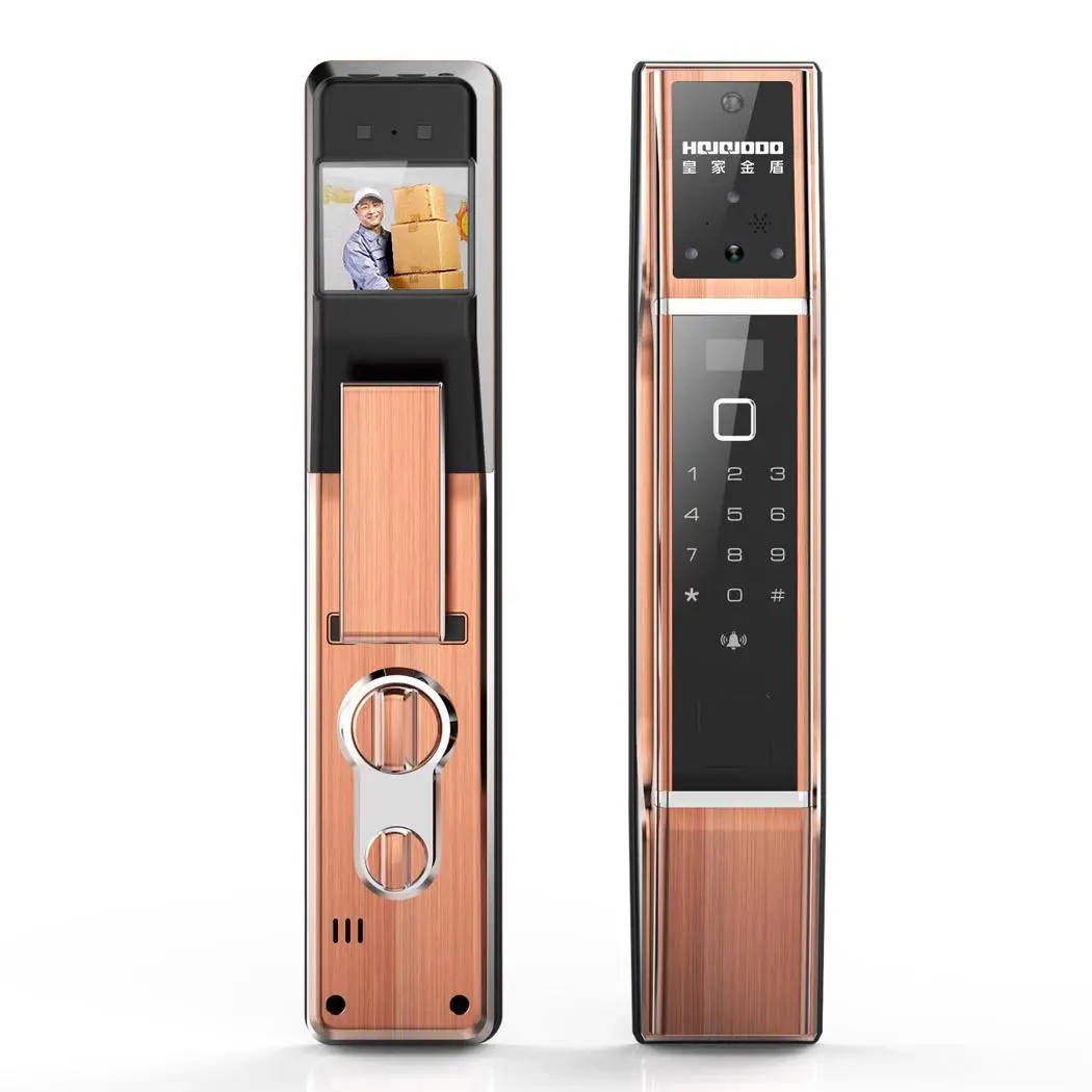Электронный БЕСКЛЮЧЕВОЙ пароль отпечатка пальца цифровой дверной замок умный