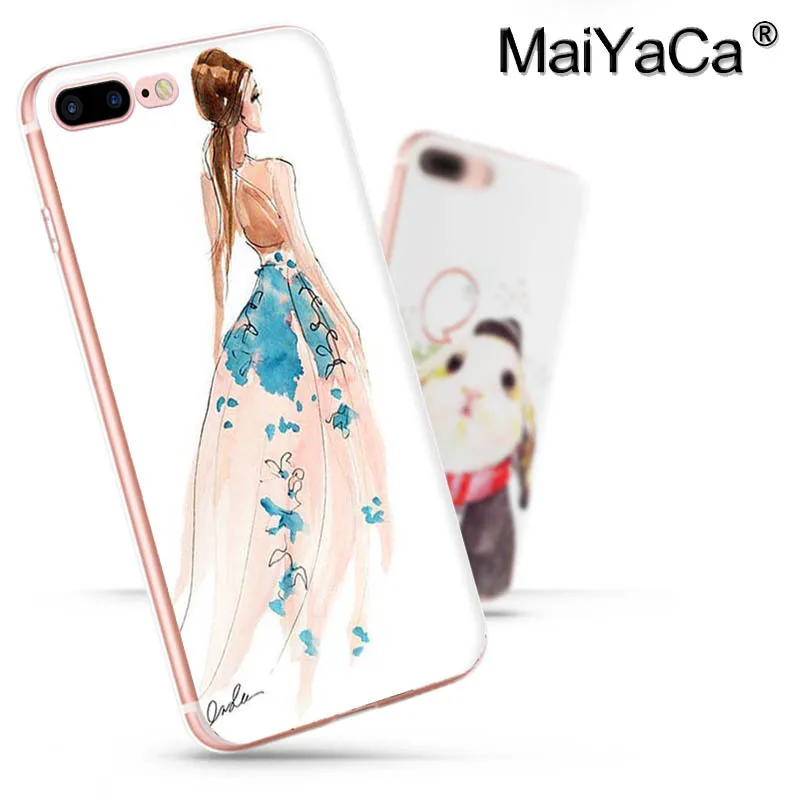 Чехол для телефона MaiYaCa с рисунком девочек на свадьбу iPhone 8 7 6 6S Plus X 5 5S SE 5C|Бамперы| |