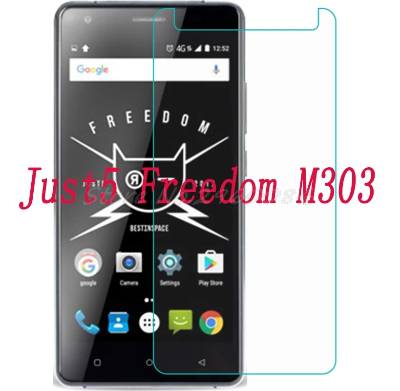 2 шт. защитная пленка для экрана Just5 Freedom M303 9H|Защитные стёкла и плёнки телефонов| |