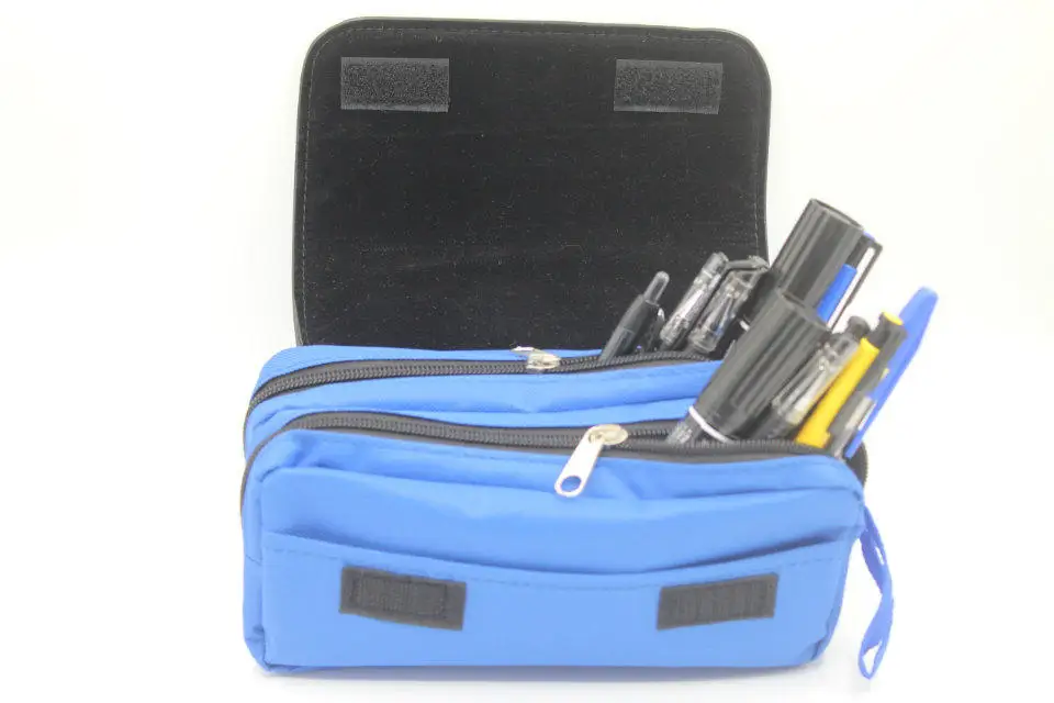 Сумка футляр для карандашей из искусственной кожи с ручкой мужчин и