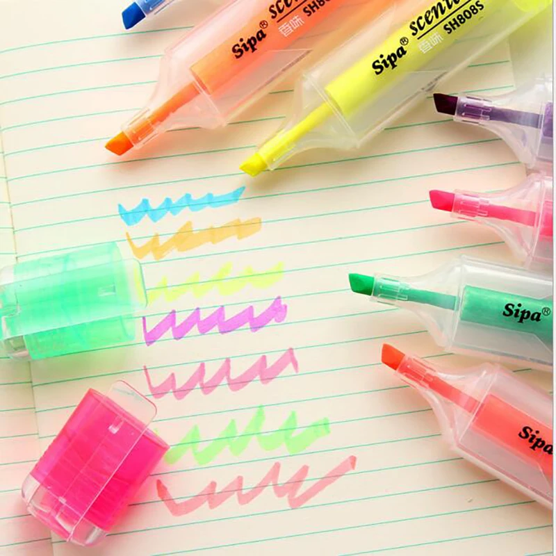 7 шт. креативный маркер-карандаш ярких цветов для акварели художественные