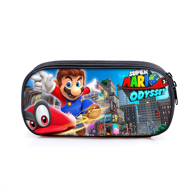 Чехол карандаш Super Mario Bros Sonic the Ежик для мальчиков и девочек школьная сумка