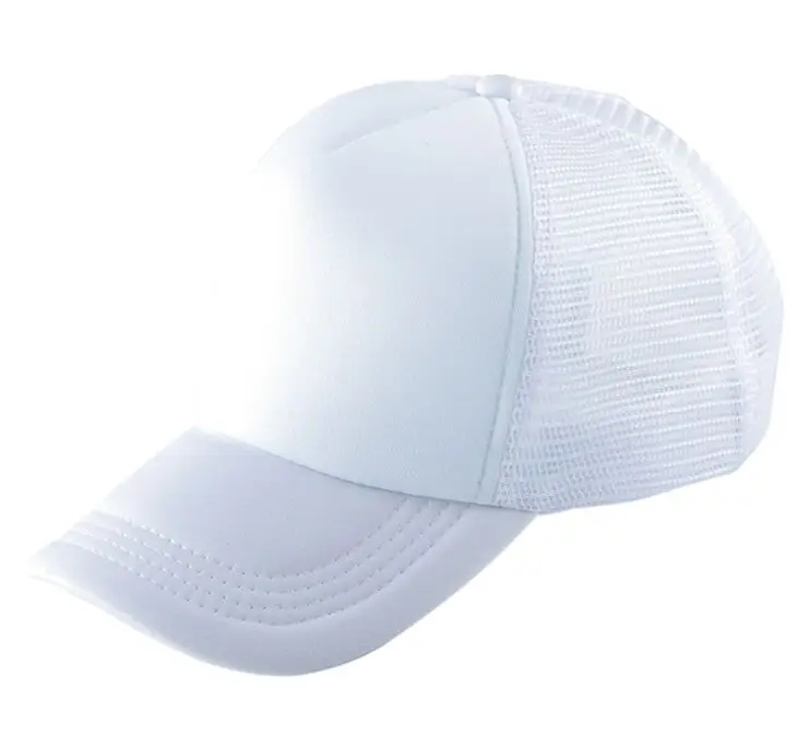 Full white 50 шт./лот,, сделай сам, логотип водителя грузовика, сетчатые кепки, Разноцветные бейсболки из полиэстера, бейсболки, бейсболки Gorros - Цвет: Full white