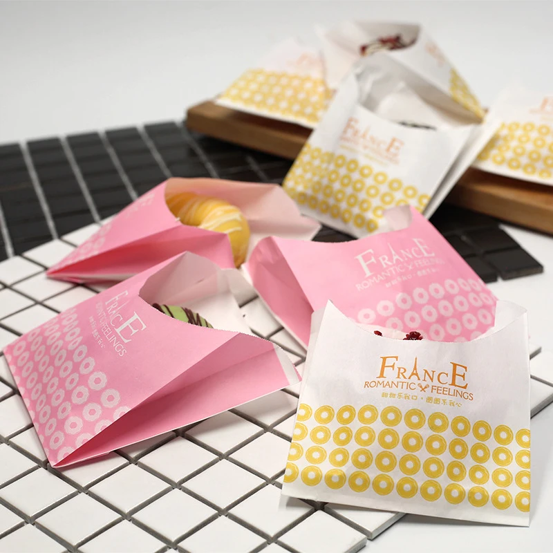 10pcs Donuts Packaging Bags Baking Packages Hand Instant Fries Snacks West Point Biscuits Snack Package | Дом и сад