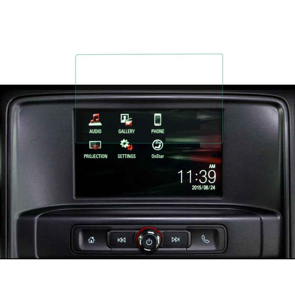 7 дюймовый протектор экрана навигации для GMC Sierra 1500 2500HD 3500HD покрытия