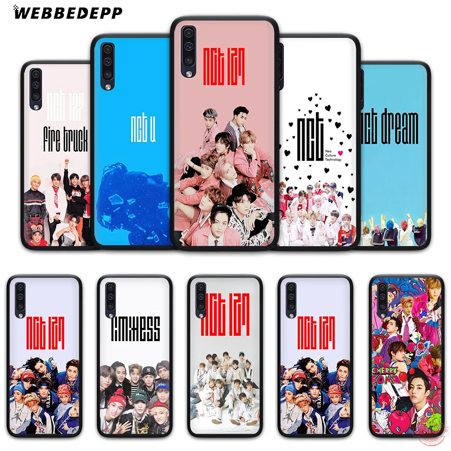 WEBBEDEPP NCT 127 Kpop мальчик Группа мягкий чехол для телефона с изображением цветов Samsung