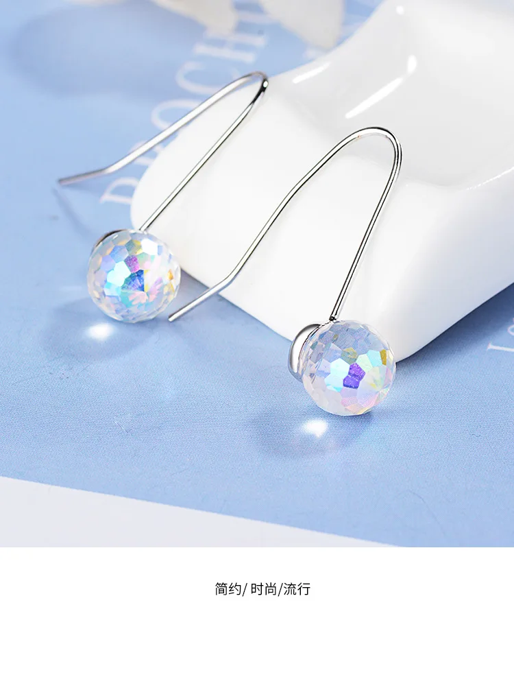 Новинка 2020 серьги из кристаллов от Swarovski оптовая продажа простые и стильные