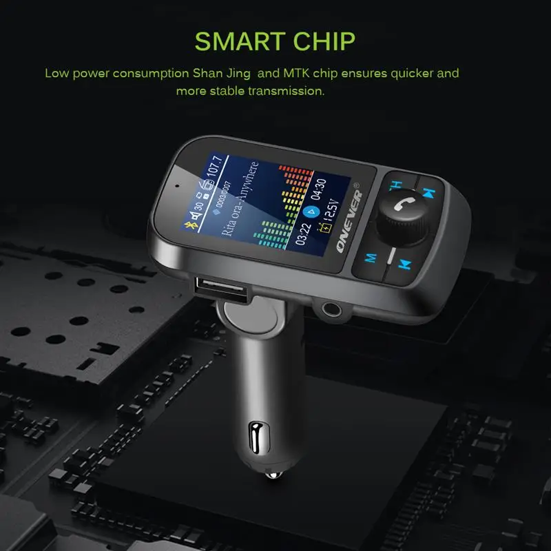 5V 3.1A fm-передатчик AUX модулятор Bluetooth беспроводной MP3 радио адаптер автомобильный комплект 1," цветной светодиодный дисплей USB зарядное устройство TF карта