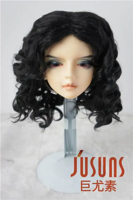 

JD001 23-25CM Blyth doll wigs 9-10inch Synthetic mohair doll hair Unisex Medium length wave BJD wigs