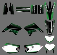 motorcycle new style team graphic background decal and sticker kit for kawasaki klx450 klx 450 2008 2009 2010 2011 2012