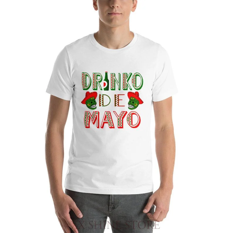 Cinco De Mayo 2019 футболка для мужчин и женщин-забавная Праздничная рубашка Drinko