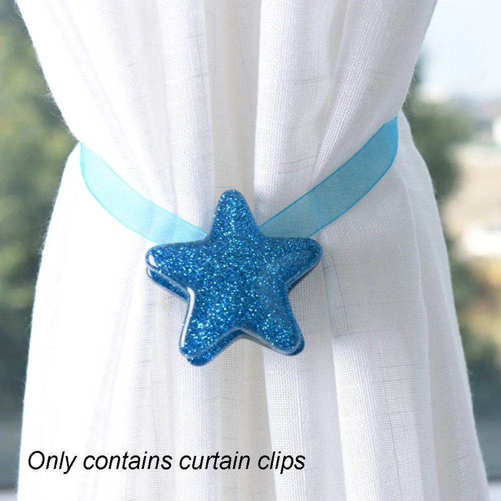 Декор интерьера занавеска в форме звезды застежка-бабочка простой Магнитный