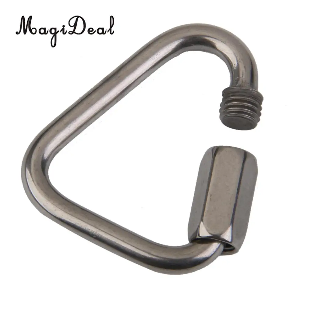 MagiDeal профессиональный открытый треугольной формы альпинистский карабин 12KN с