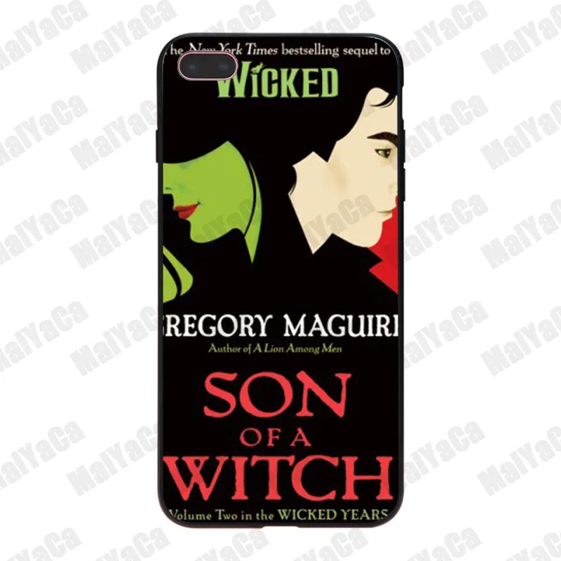 MaiYaCa Broadway Musical Wicked Lyrics Красочный милый мягкий чехол для телефона iPhone 8 7 6 6S Plus X 10 5 5S