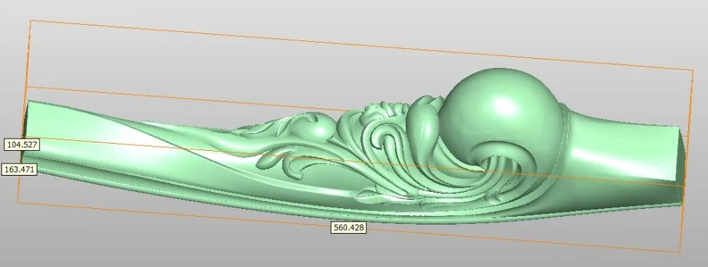 3d модель в формате STL для декора с ЧПУ мебели стола кабинета рельефа ножек стула