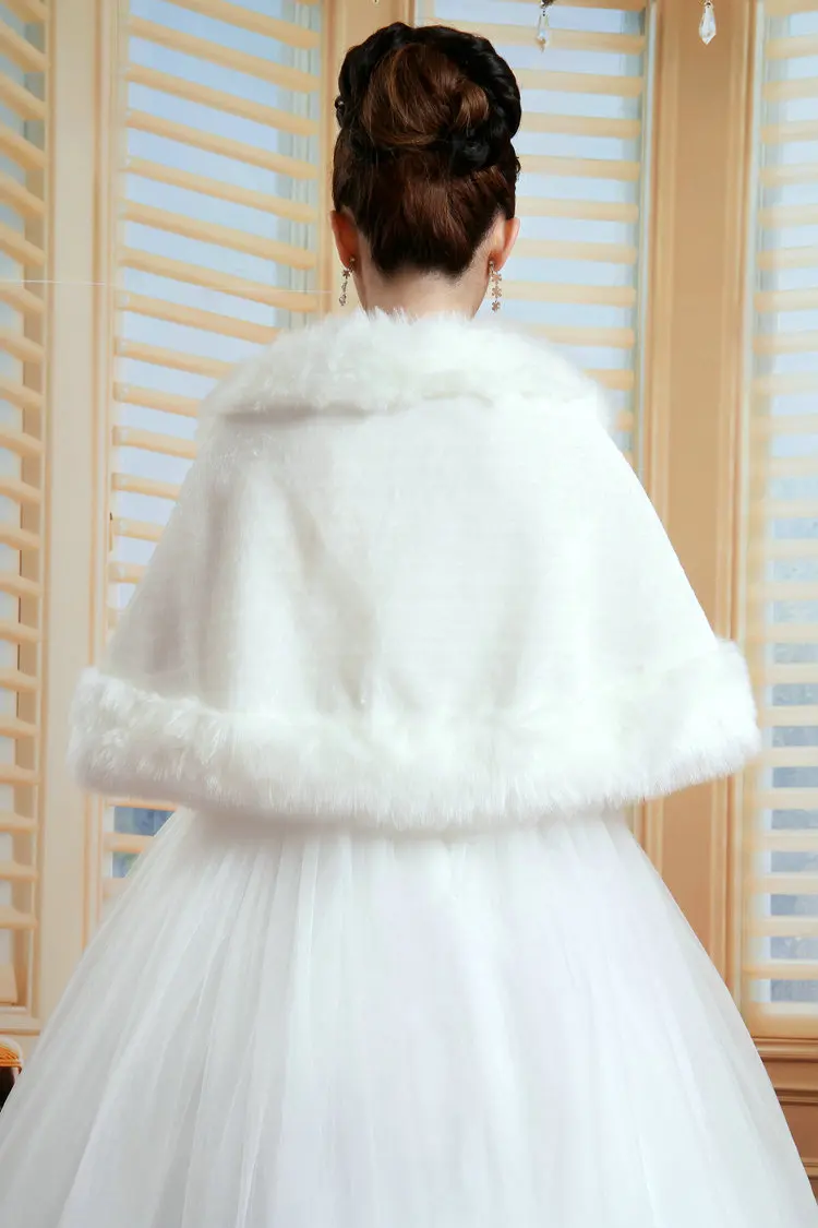 Новинка Женская свадебная обувь с отложным воротником из искусственного меха