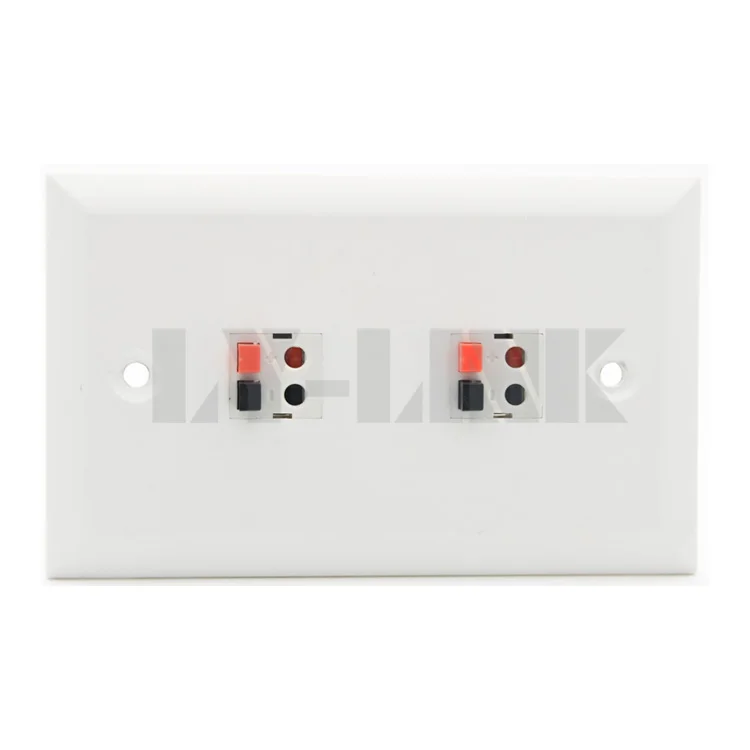 1 Gang US Style Spring Clip 2 0 настенная панель динамика|wall plate|speaker wall platesound plate |