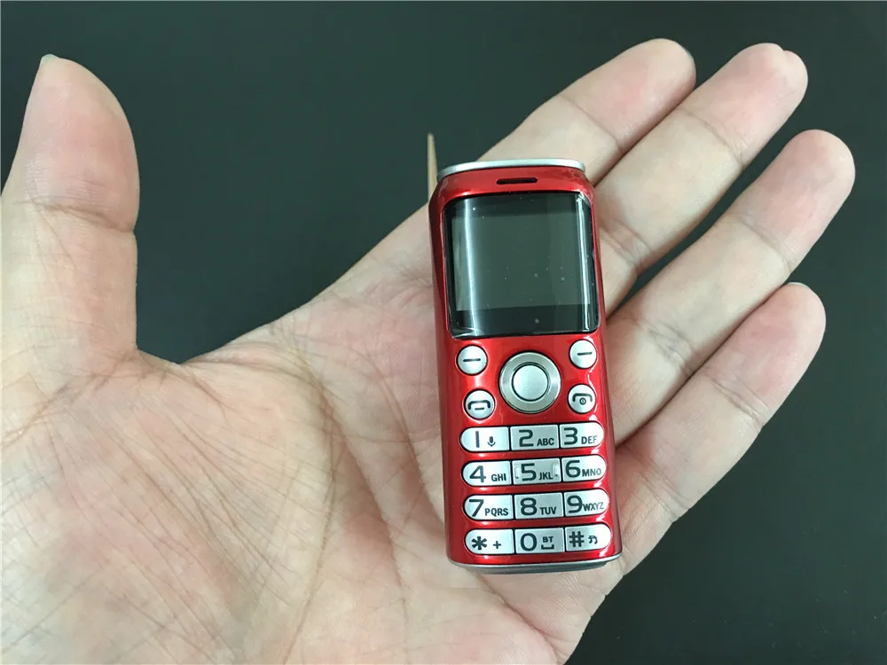 Супер Мини K8 кнопочный мобильный телефон, две sim-карты, Bluetooth, камера, дозвон, 1,0 дюймов, Hands Phone, MP3, маленький китайский дешевый мобильный телефон