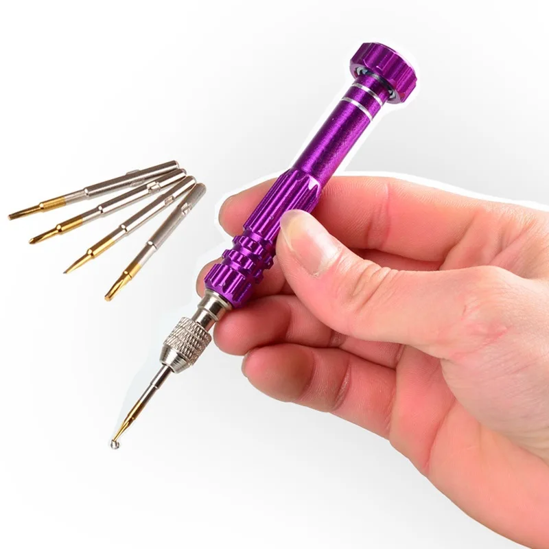 5in1 aluminum alloy screwdriver Mobile phone disassembly repair tool kit | Инструменты