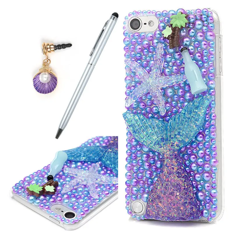TURATA 3D Bling чехол для Apple Ipod Touch 5 со стразами роскошные блестящие косметические