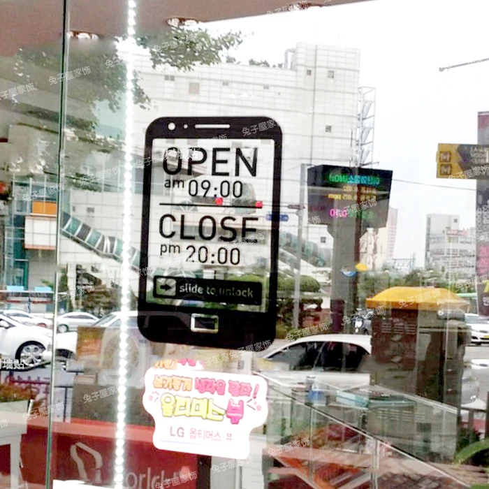 2015 Модный магазин наклейка часы мобильный дизайн цифровой прибор настенные