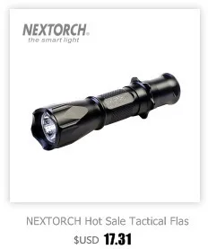 NEXOTRCH Flashlight 18650 Battery 1040 Lumen Waterproof Rechargeable Strobe Shockproof Tactical LED Flashlight Torch#TA40
