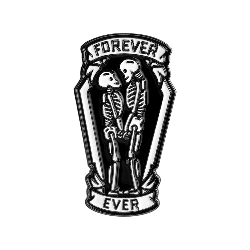 Романтическая юбка FOREVER и EVER заколки для гроба значок рубашка куртка джинсы