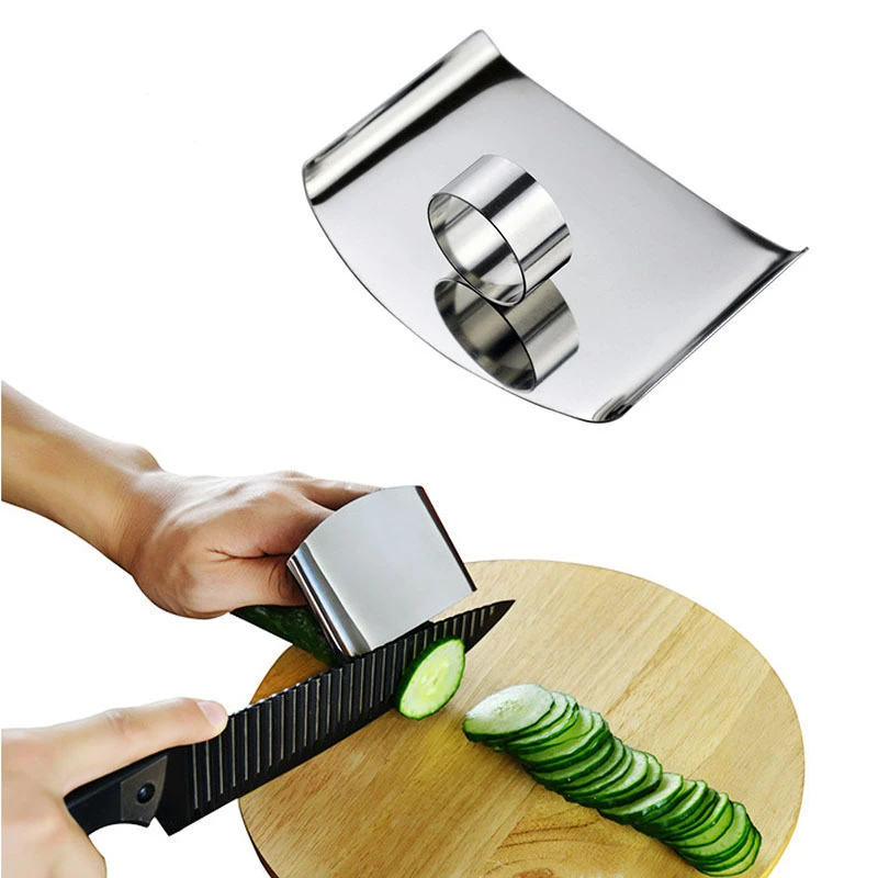 1 шт. нож из нержавеющей стали защита для пальцев резки ломтиков Безопасный