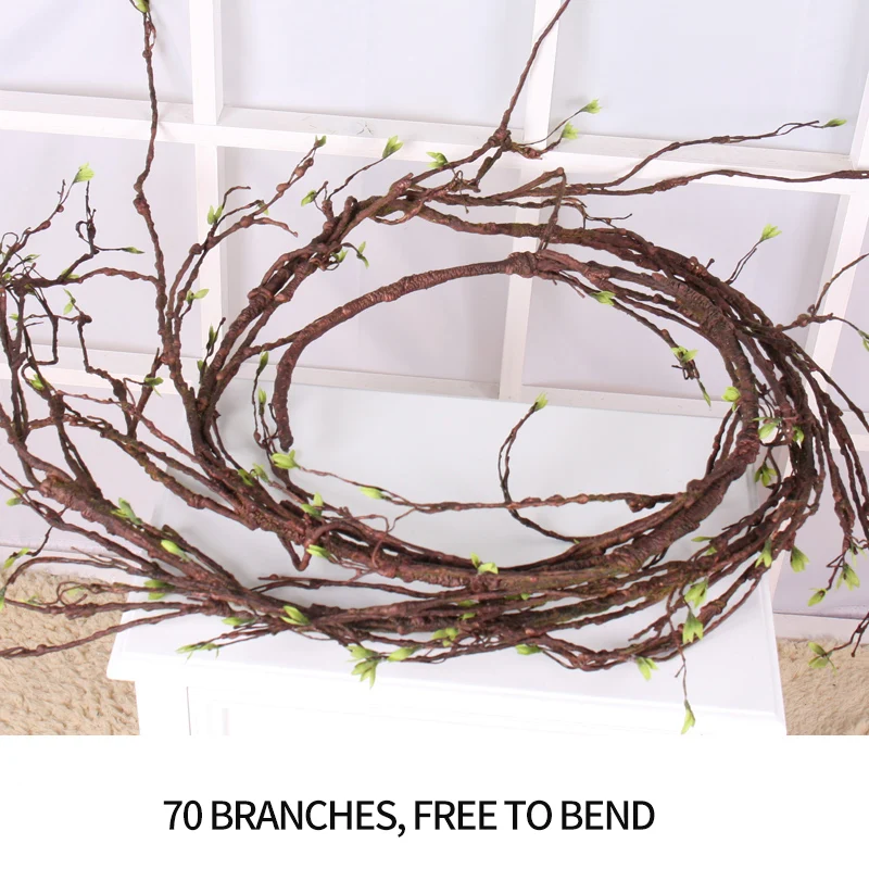 300cm big artificial trees plastic branches twig tree branch rattan kudo artificial flowers vines home wedding party decoration free global shipping