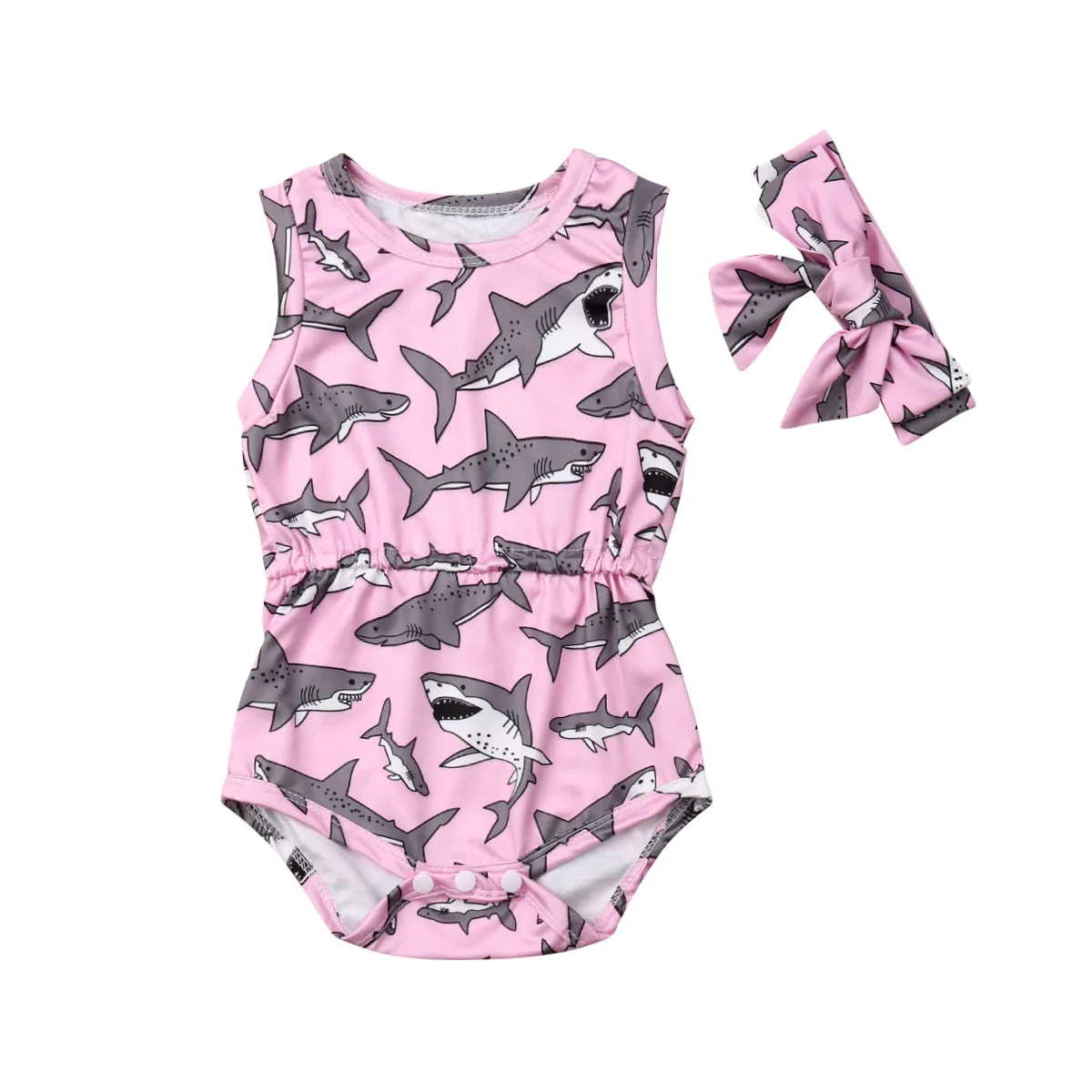 Комбинезон без рукавов Canis для маленьких девочек ясельного возраста Розовый