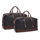 Boshikang мужские холщовые дорожные сумки, ручной чемодан, роскошные вместительные мужские туристические сумки для выходных, двухразмерные ретро сумки