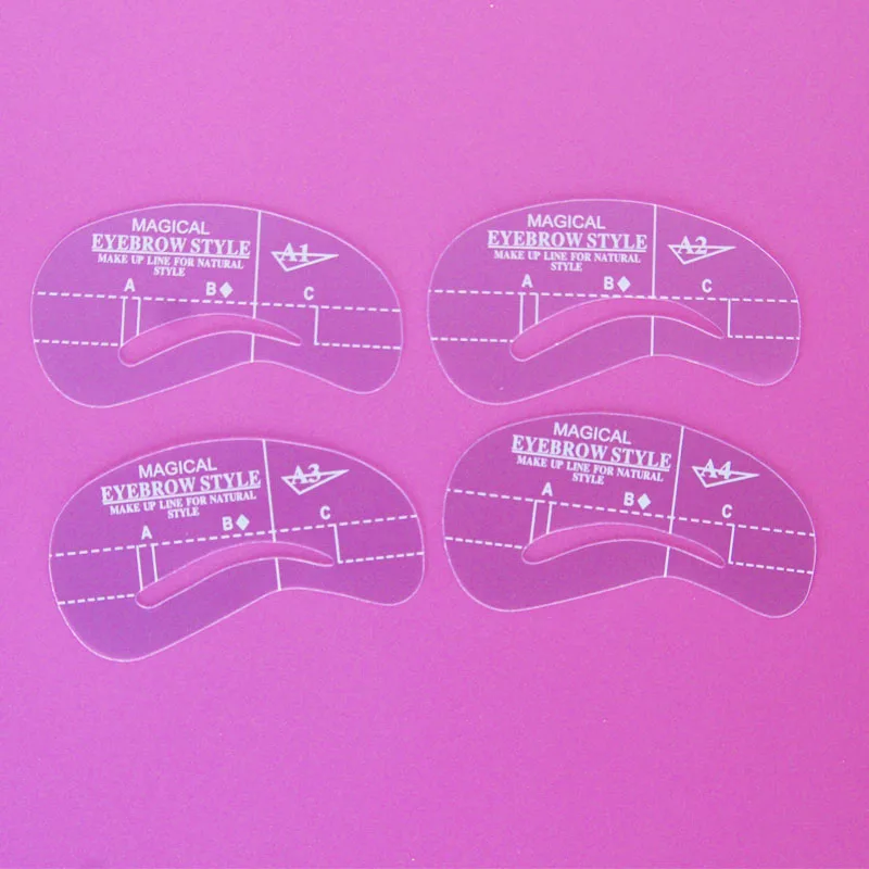 Хит 4 шт./компл. набор трафаретов для ухода за волосами макияж формирование сделай