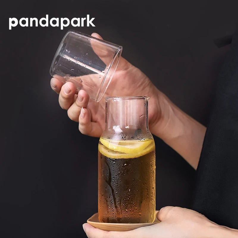 2 шт./компл. 2018 Новинка Pandapark стеклянные бутылки стаканы для красного вина